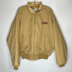 Vintage K-Brand Asgrow O's Gold Brown Jacket XL